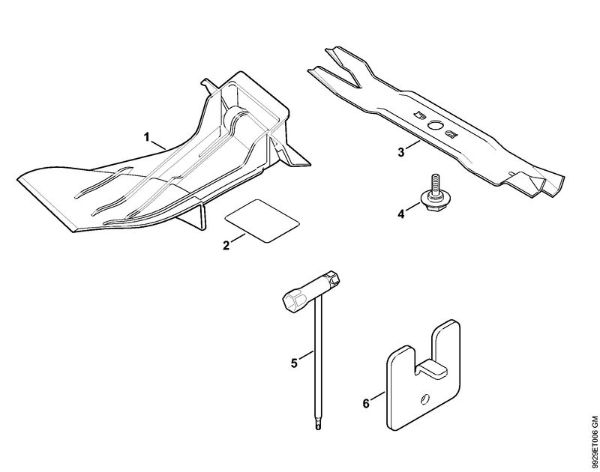 Â Cortacéspedes (RMA) RMA 370 Suplemento de mantillo, herramientas de la marca Stihl