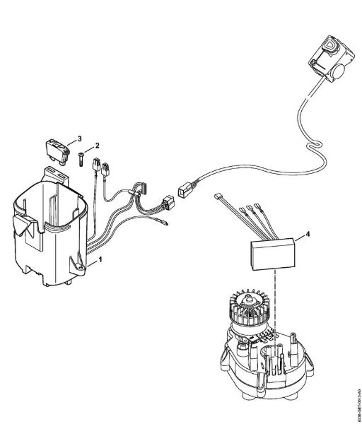 Â Cortacéspedes (RMA) RMA 410 C Soporte de baterí­a, módulo electrónico de la marca Stihl