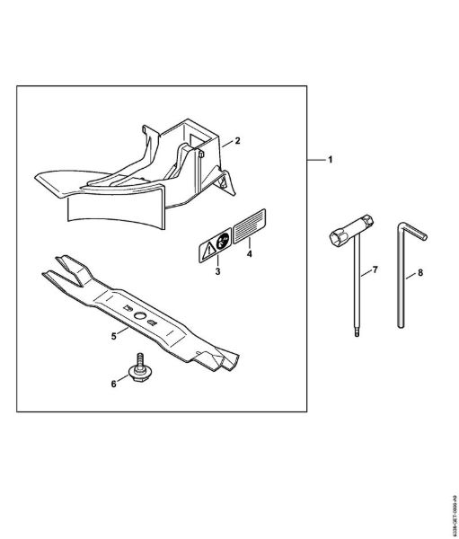 Â Cortacéspedes (RMA) RMA 410 C Suplemento de mantillo, herramientas de la marca Stihl