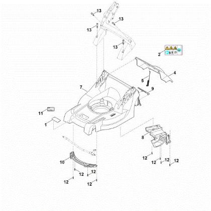 Imagen de B - Carcasa RMA 443.1 C