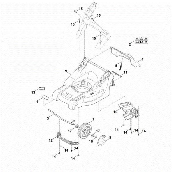Imagen de B - Carcasa, eje delantero RMA 443.1 PC