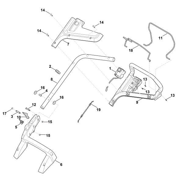 Imagen de A - Manillar RMA 448.0 PC