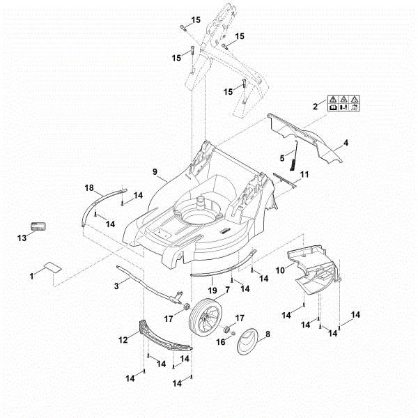 Imagen de B - Carcasa, eje delantero RMA 448.0 PC