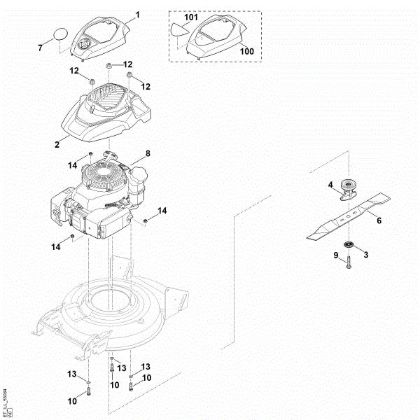 Imagen de E - Motor, cuchilla RM 2.0 RT