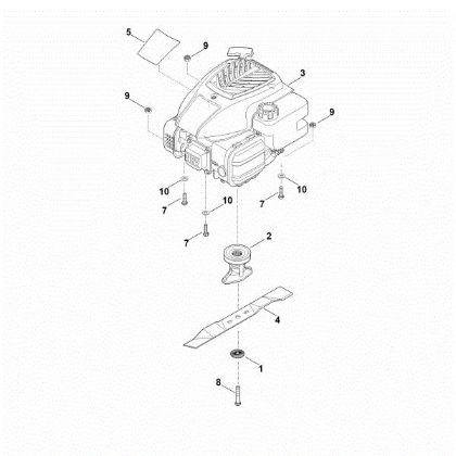 Imagen de C - Motor, cuchilla RM 2.1 R