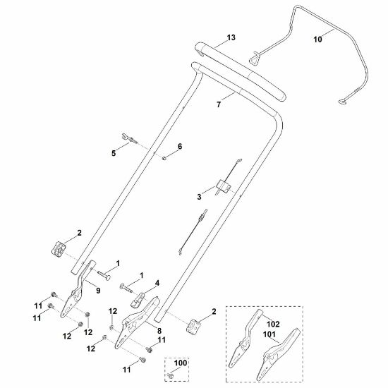 Imagen de A - Manillar RM 248.0