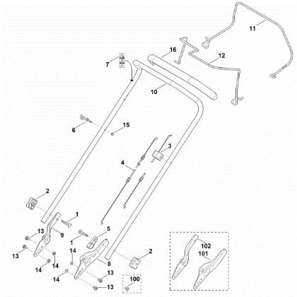 Imagen de A - Manillar RM 248.0 T