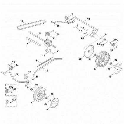 Imagen de C - Chasis, Caja de cambios RM 248.0 T