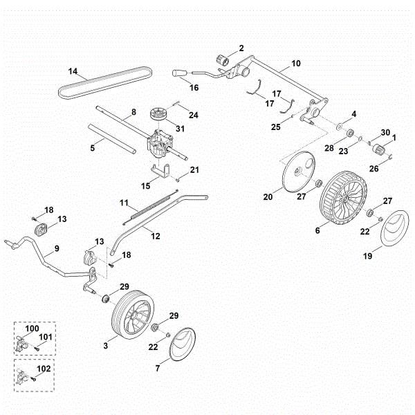 Imagen de C - Chasis, Caja de cambios RM 248.1 T