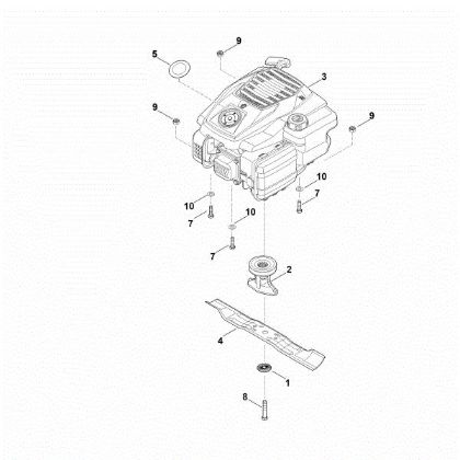 Imagen de D - Motor, cuchilla RM 248.2 T