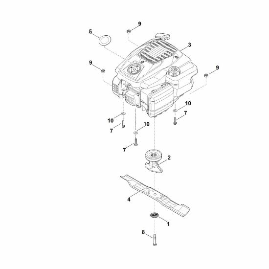 Imagen de D - Motor, cuchilla RM 248.2 T