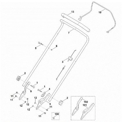 Imagen de A - Manillar RM 253.0