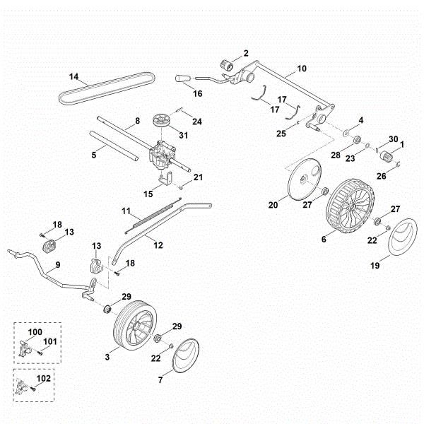 Imagen de C - Chasis, Caja de cambios RM 253.0 T