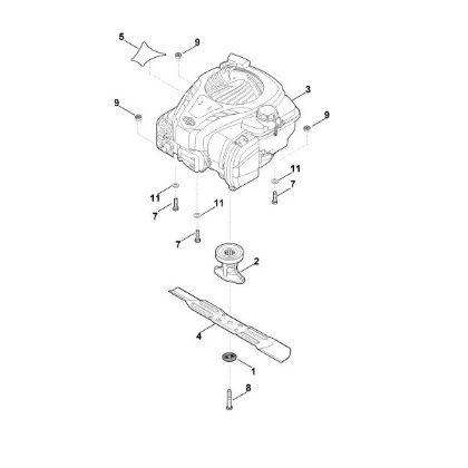 Imagen de D - Motor, cuchilla RM 253.0 T