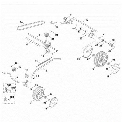 Imagen de C - Chasis, Caja de cambios RM 253.1 T