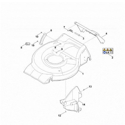 Imagen de B - Carcasa RM 253.2 T