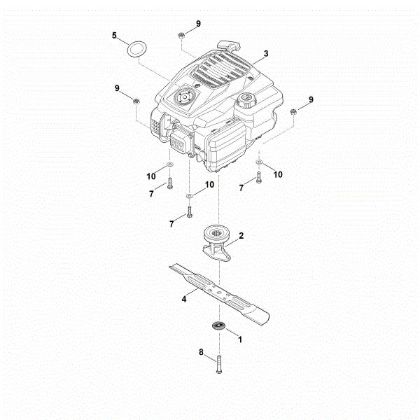 Imagen de D - Motor, cuchilla RM 253.2 T