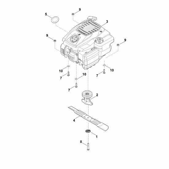 Imagen de D - Motor, cuchilla RM 253.2 T