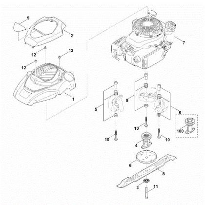 Imagen de E - Motor, cuchilla RM 4.0 RTP