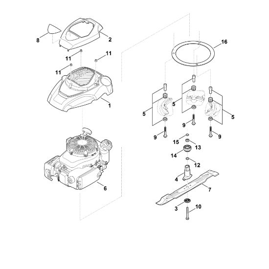 Imagen de E - Motor, cuchilla RM 4.0 RV