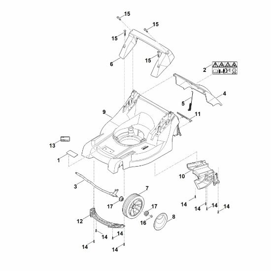 Imagen de B - Carcasa, eje delantero RM 443.0 T