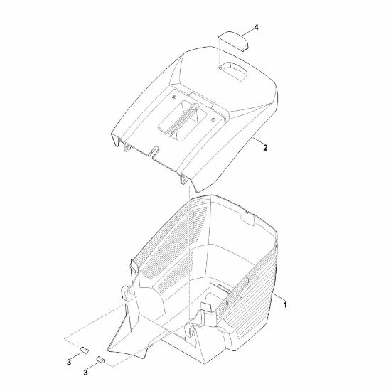 Imagen de E - Saco recogedor de hierba RM 443.1