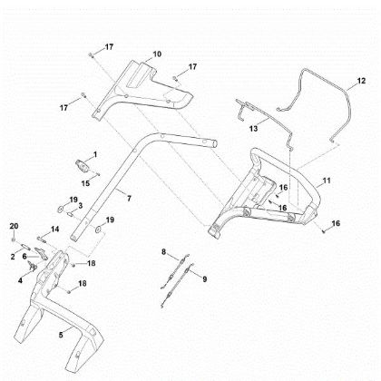 Imagen de A - Manillar RM 448.1 TC