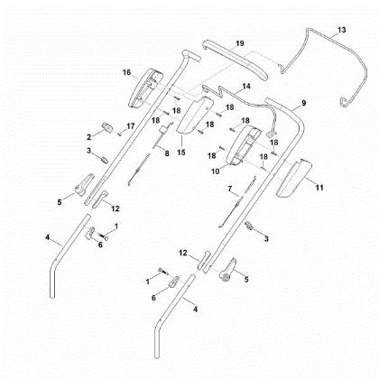 Imagen de A - Manillar RM 448.1 TX