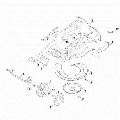 Imagen de D - Carcasa, eje delantero RM 545.0 T