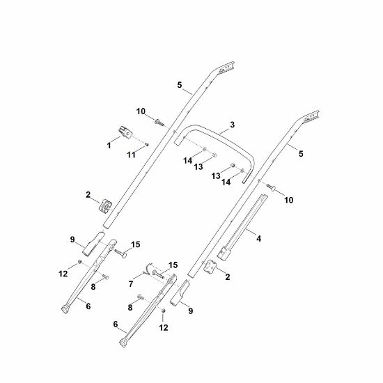 Imagen de B - Parte inferior de manillar RM 545.1 T