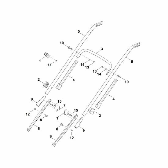 Imagen de B - Parte inferior de manillar RM 545.1 V