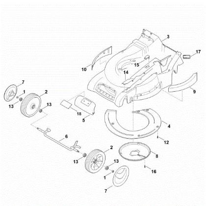 Imagen de D - Carcasa, eje delantero RM 545.1 VR