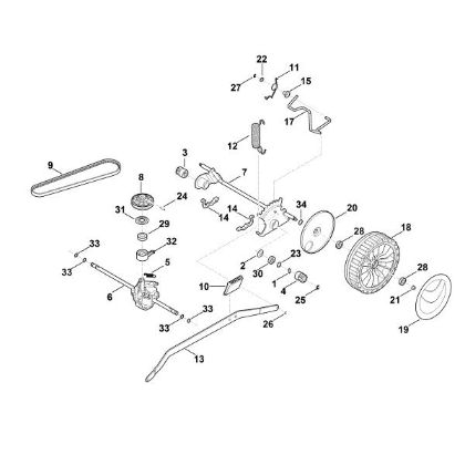 Imagen de E - Eje trasero, caja de cambios RM 650.0 V