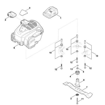 Imagen de F - Motor, cuchilla RM 650.0 VE
