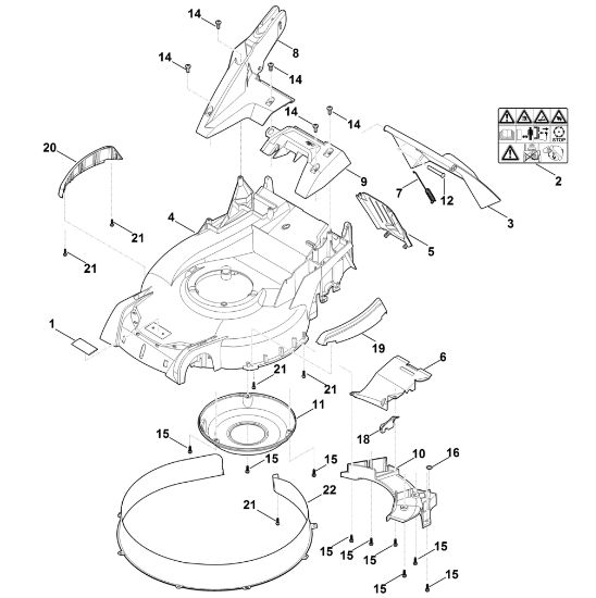 Imagen de C - Carcasa RM 655.0 RS
