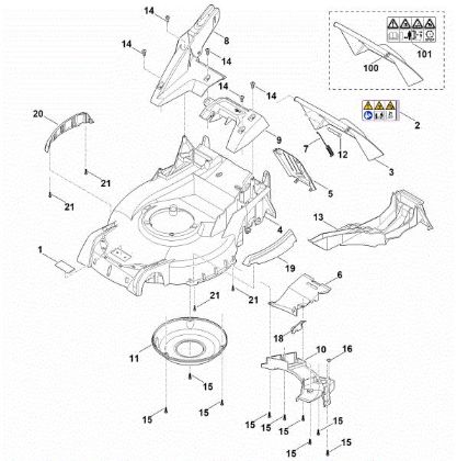 Imagen de C - Carcasa RM 655.0 V