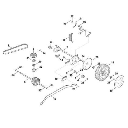Imagen de E - Eje trasero, caja de cambios RM 655.0 VS
