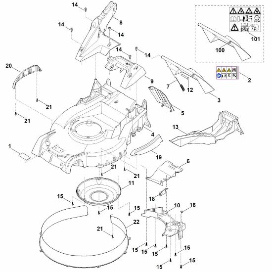 Imagen de C - Carcasa RM 655.0 YS