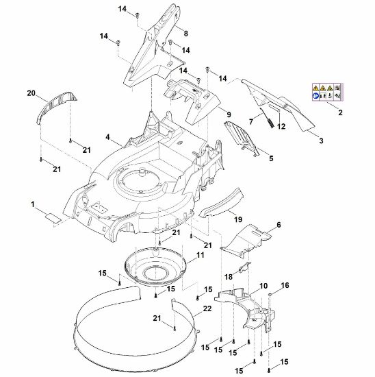 Imagen de C - Carcasa RM 655.1 RS