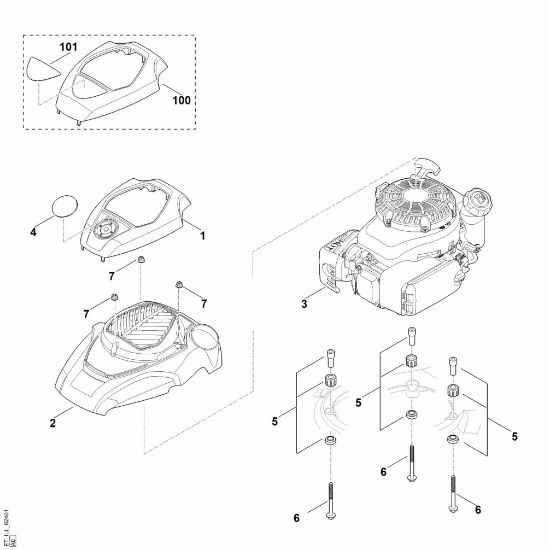 Imagen de F - Motor RM 655.1 RS