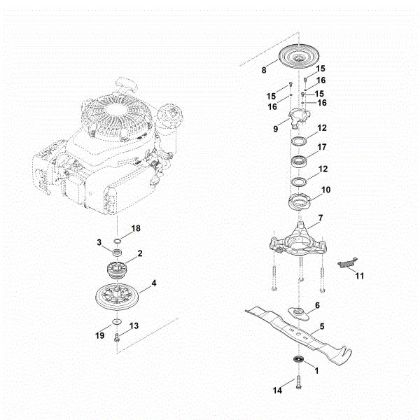 Imagen de G - Cuchilla, embrague de cuchilla RM 655.1 RS