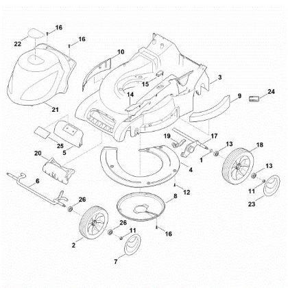 Imagen de D - Carcasa, chasis RME 545.0 C
