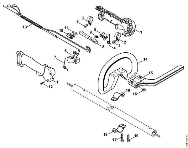 FH 75 FH 75 Empuóadura de la marca Stihl