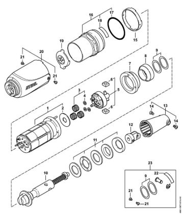ASA 65 ASA 65 Motor eléctrico de la marca Stihl