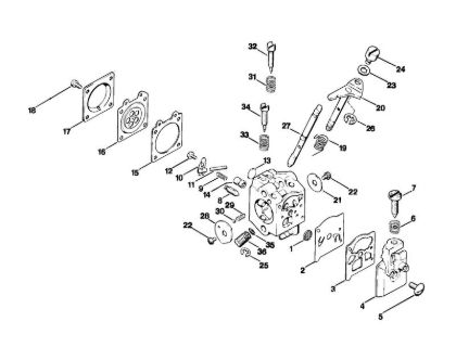 Cortasetos (HS) HS 61 Carburador Walbro de la marca Stihl