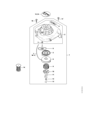 Imagen de Mecanismo de arranque ErgoStart HS 81 RC-E