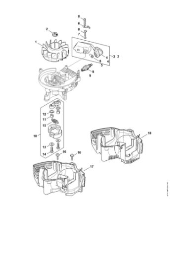 Imagen de Sistema de encendido, Embrague HS 82 R