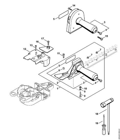 Cortasetos (HS) HS 85 Empuóadura HS 85, Herramientas de la marca Stihl