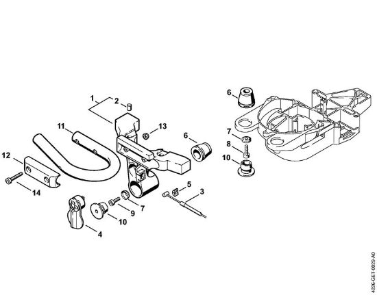 Cortasetos (HS) HS 85 Soporte AV HS 85 de la marca Stihl