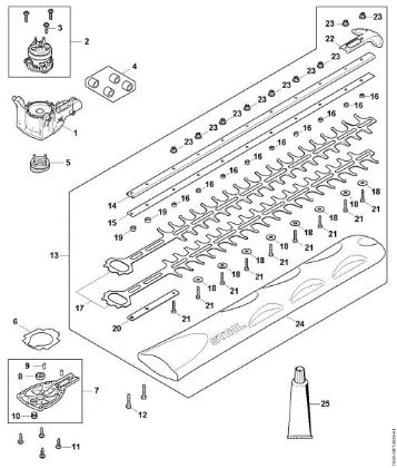 Imagen de Caja reductora, Motor eláctrico, Dispositivo de corte HSA 60.0